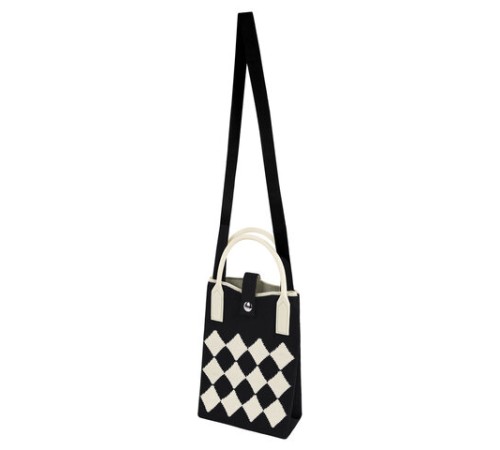 Сумочка-органайзер повседневная HEIKKI KNIT (ХЕЙКИ) кросс боди, вязаная, 17х12х5 см, 