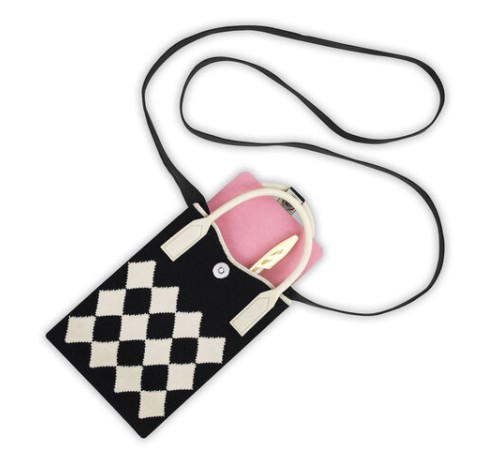 Сумочка-органайзер повседневная HEIKKI KNIT (ХЕЙКИ) кросс боди, вязаная, 17х12х5 см, 