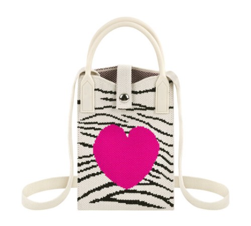 Сумочка-органайзер повседневная HEIKKI KNIT (ХЕЙКИ) кросс боди, вязаная, 17х12х5 см, 