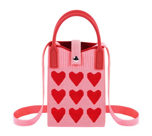 Сумочка-органайзер повседневная HEIKKI KNIT (ХЕЙКИ) кросс боди, вязаная, 17х12х5 см, 