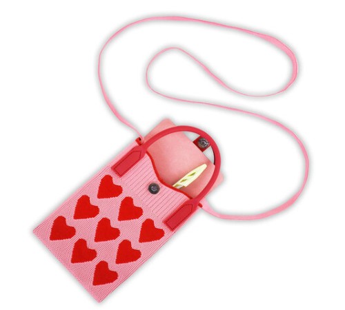 Сумочка-органайзер повседневная HEIKKI KNIT (ХЕЙКИ) кросс боди, вязаная, 17х12х5 см, 