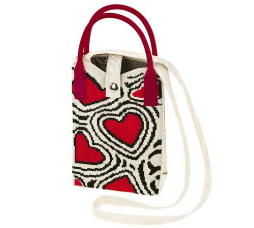 Сумочка-органайзер повседневная HEIKKI KNIT (ХЕЙКИ) кросс боди, вязаная, 17х12х5 см, 