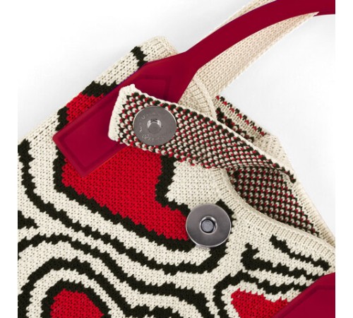 Сумочка-органайзер повседневная HEIKKI KNIT (ХЕЙКИ) кросс боди, вязаная, 17х12х5 см, 