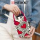 Сумочка-органайзер повседневная HEIKKI KNIT (ХЕЙКИ) кросс боди, вязаная, 17х12х5 см, 
