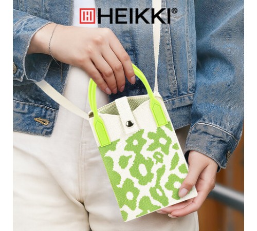 Сумочка-органайзер повседневная HEIKKI KNIT (ХЕЙКИ) кросс боди, вязаная, 17х12х5 см, 