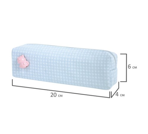 Пенал ЮНЛАНДИЯ ЮНИОР, 1 отделение, полиэстер, аппликация, 