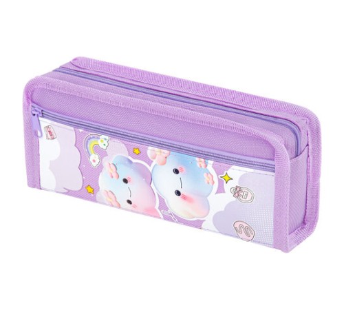 Пенал ЮНЛАНДИЯ ЮНИОР, 2 отделения, полиэстер, 