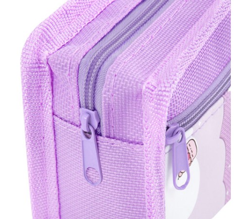 Пенал ЮНЛАНДИЯ ЮНИОР, 2 отделения, полиэстер, 