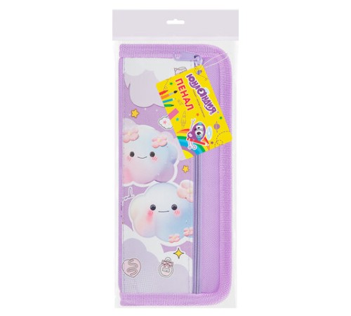 Пенал ЮНЛАНДИЯ ЮНИОР, 2 отделения, полиэстер, 