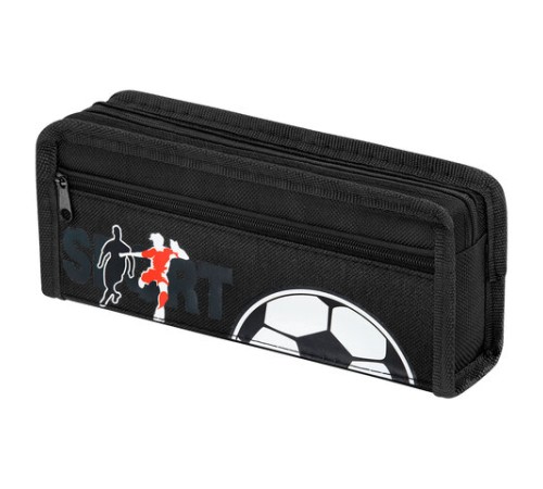 Пенал ЮНЛАНДИЯ ЮНИОР, 2 отделения, полиэстер, 