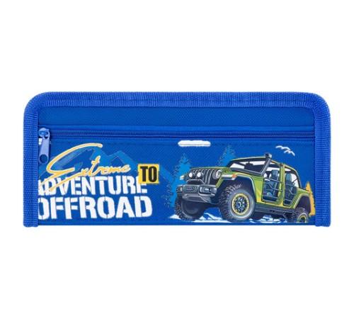 Пенал ЮНЛАНДИЯ ЮНИОР, 2 отделения, полиэстер, 