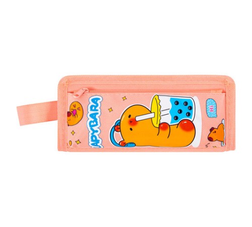 Пенал ЮНЛАНДИЯ ЮНИОР, 2 отделения, с ручкой, полиэстер, 