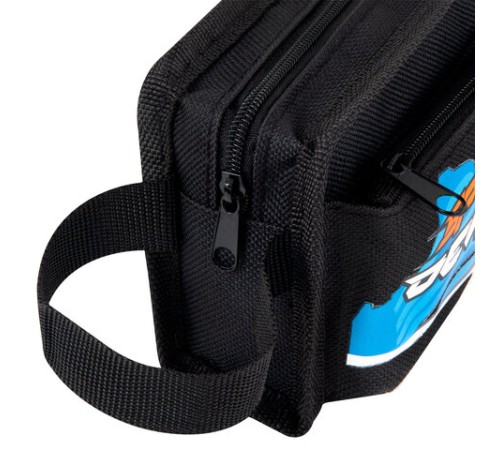 Пенал ЮНЛАНДИЯ ЮНИОР, 2 отделения, с ручкой, полиэстер, 