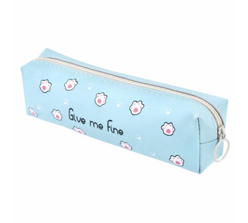 Пенал мягкий ПИФАГОР, 1 отделение, ПВХ, ассорти 