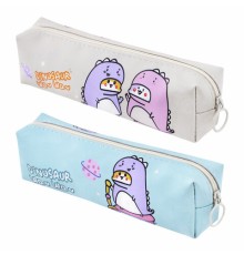 Пенал мягкий ПИФАГОР, 1 отделение, ПВХ, ассорти 