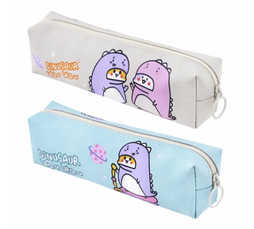 Пенал мягкий ПИФАГОР, 1 отделение, ПВХ, ассорти 