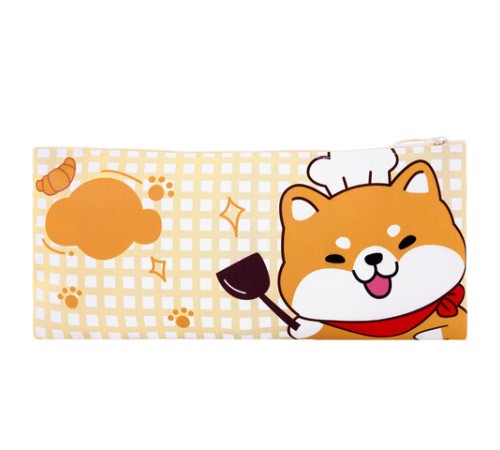 Пенал-конверт ПИФАГОР, 1 отделение, ПВХ, ассорти 