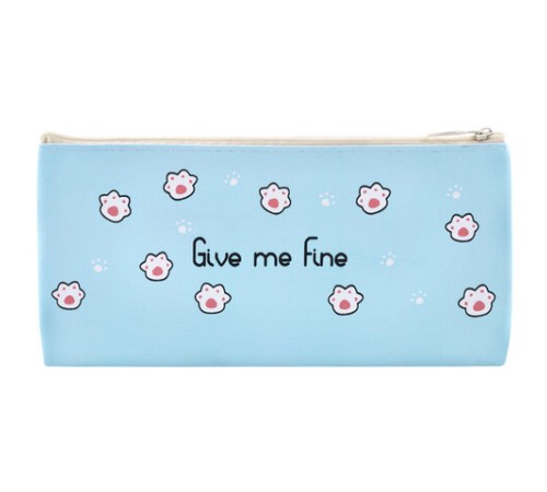 Пенал-конверт ПИФАГОР, 1 отделение, ПВХ, ассорти 