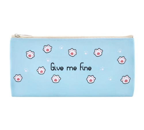 Пенал-конверт ПИФАГОР, 1 отделение, ПВХ, ассорти 