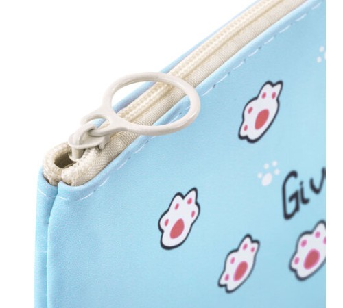 Пенал-конверт ПИФАГОР, 1 отделение, ПВХ, ассорти 