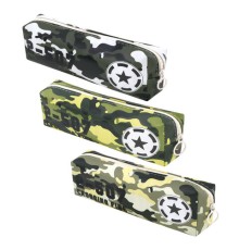 Пенал мягкий ПИФАГОР, 1 отделение, ПВХ, ассорти 