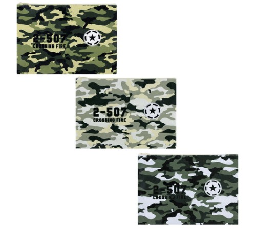 Папка для тетрадей ПИФАГОР А4, 1 отделение, ПВХ, на молнии, ассорти 