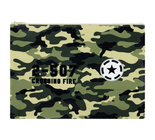 Папка для тетрадей ПИФАГОР А4, 1 отделение, ПВХ, на молнии, ассорти 