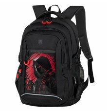 Рюкзак BRAUBERG CONTENT универсальный, 3 отделения, светоотражающий принт, 