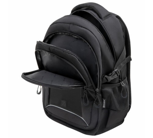 Рюкзак BRAUBERG CONTENT универсальный, 3 отделения, светоотражающий принт, 