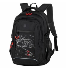Рюкзак BRAUBERG CONTENT универсальный, 3 отделения, светоотражающий принт, 