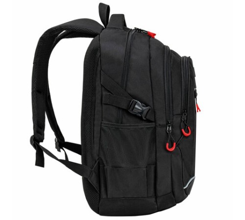 Рюкзак BRAUBERG CONTENT универсальный, 3 отделения, светоотражающий принт, 