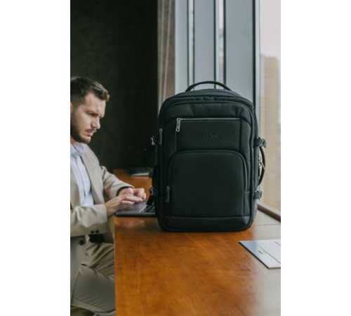 Рюкзак-сумка HEIKKI UTILITY (ХЕЙКИ) универсальный, 2 отделения, отделение для ноутбука, USB-порт, 45х31х18 см, 273861