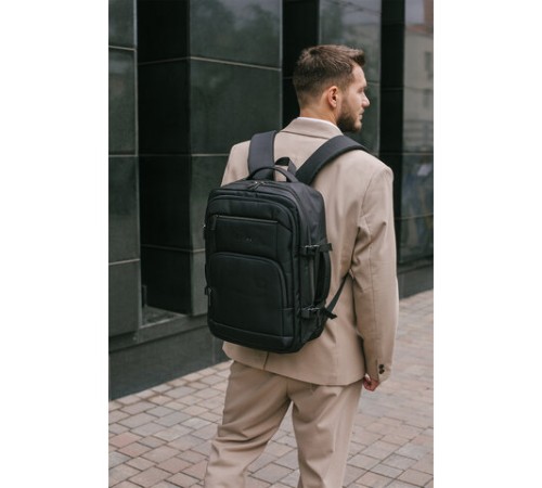 Рюкзак-сумка HEIKKI UTILITY (ХЕЙКИ) универсальный, 2 отделения, отделение для ноутбука, USB-порт, 45х31х18 см, 273861