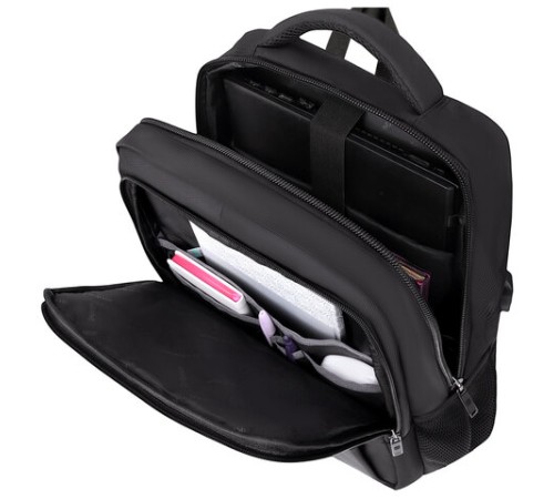 Рюкзак HEIKKI UTILITY (ХЕЙКИ) универсальный, 2 отделения, отделение для ноутбука, USB-порт, 44х31х17 см, 273862