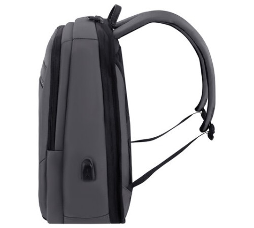 Рюкзак HEIKKI ELECT (ХЕЙКИ) универсальный, отделение для ноутбука, USB-порт, серый, 44х30х16 см, 273863