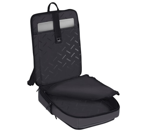 Рюкзак HEIKKI ELECT (ХЕЙКИ) универсальный, отделение для ноутбука, USB-порт, серый, 44х30х16 см, 273863