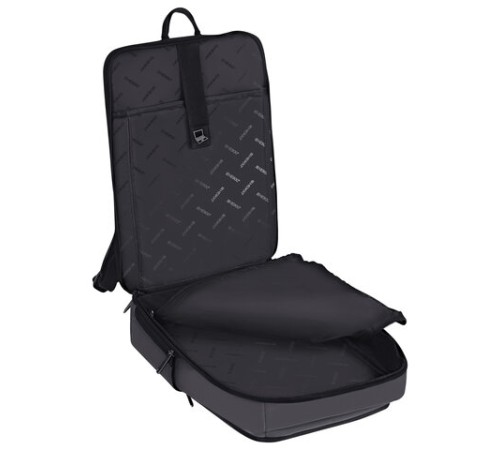 Рюкзак HEIKKI ELECT (ХЕЙКИ) универсальный, отделение для ноутбука, USB-порт, серый, 44х30х16 см, 273863