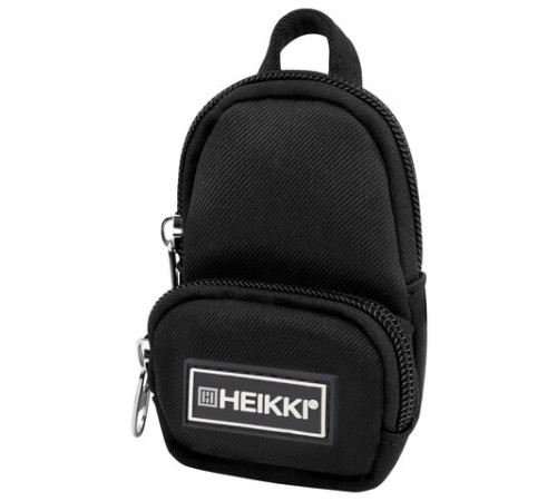 Рюкзак HEIKKI FUSION (ХЕЙКИ) универсальный, отделение для ноутбука, с КОШЕЛЬКОМ, черный, 44х31х14 см, 273864