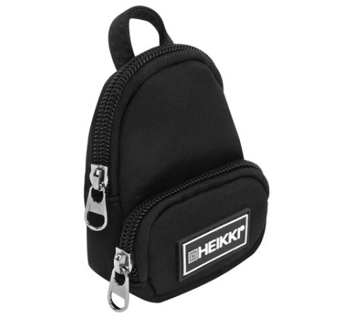 Рюкзак HEIKKI FUSION (ХЕЙКИ) универсальный, отделение для ноутбука, с КОШЕЛЬКОМ, черный, 44х31х14 см, 273864