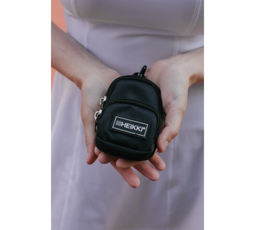 Рюкзак HEIKKI FUSION (ХЕЙКИ) универсальный, отделение для ноутбука, с КОШЕЛЬКОМ, черный, 44х31х14 см, 273864