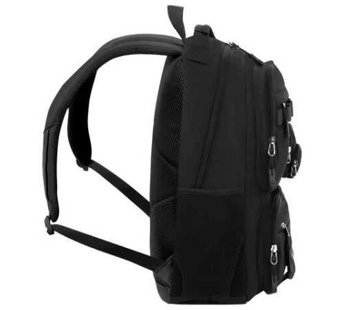 Рюкзак HEIKKI FUSION (ХЕЙКИ) универсальный, отделение для ноутбука, с КОШЕЛЬКОМ, черный, 44х31х14 см, 273864