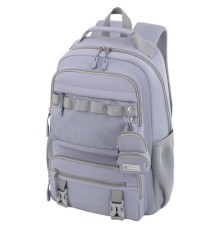 Рюкзак HEIKKI FUSION (ХЕЙКИ) универсальный, отделение для ноутбука, с КОШЕЛЬКОМ, лаванда, 44х31х14 см, 273865