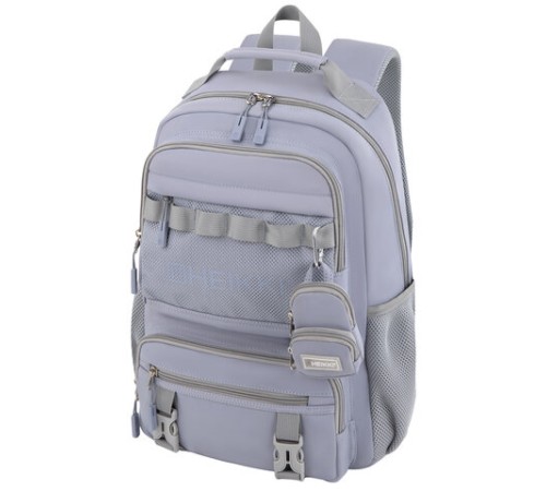 Рюкзак HEIKKI FUSION (ХЕЙКИ) универсальный, отделение для ноутбука, с КОШЕЛЬКОМ, лаванда, 44х31х14 см, 273865