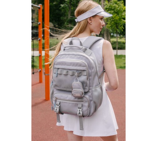 Рюкзак HEIKKI FUSION (ХЕЙКИ) универсальный, отделение для ноутбука, с КОШЕЛЬКОМ, лаванда, 44х31х14 см, 273865