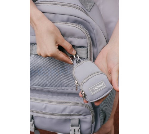 Рюкзак HEIKKI FUSION (ХЕЙКИ) универсальный, отделение для ноутбука, с КОШЕЛЬКОМ, лаванда, 44х31х14 см, 273865