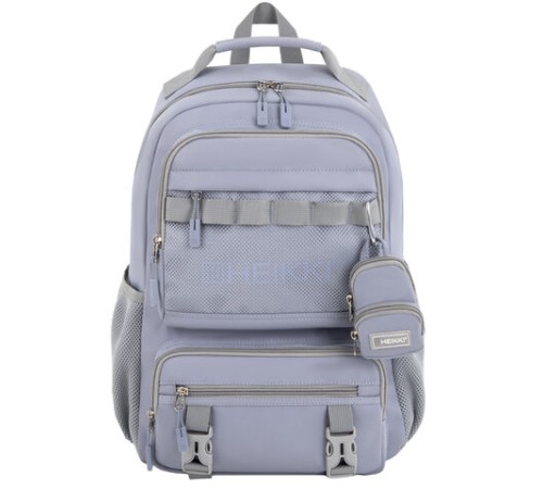 Рюкзак HEIKKI FUSION (ХЕЙКИ) универсальный, отделение для ноутбука, с КОШЕЛЬКОМ, лаванда, 44х31х14 см, 273865