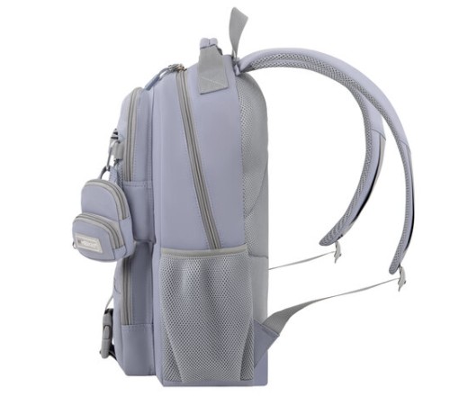 Рюкзак HEIKKI FUSION (ХЕЙКИ) универсальный, отделение для ноутбука, с КОШЕЛЬКОМ, лаванда, 44х31х14 см, 273865