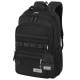 Рюкзак HEIKKI FUSION (ХЕЙКИ) универсальный, 2 отделения, отделение для ноутбука, c КОШЕЛЬКОМ, черный, 44х31х14 см, 273866