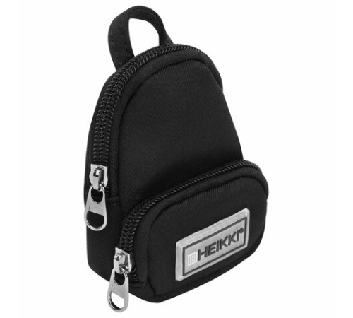 Рюкзак HEIKKI FUSION (ХЕЙКИ) универсальный, 2 отделения, отделение для ноутбука, c КОШЕЛЬКОМ, черный, 44х31х14 см, 273866