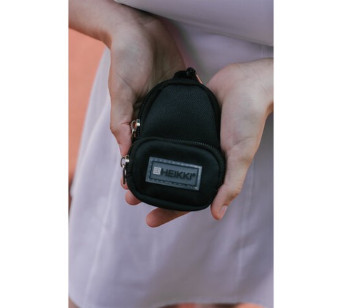 Рюкзак HEIKKI FUSION (ХЕЙКИ) универсальный, 2 отделения, отделение для ноутбука, c КОШЕЛЬКОМ, черный, 44х31х14 см, 273866